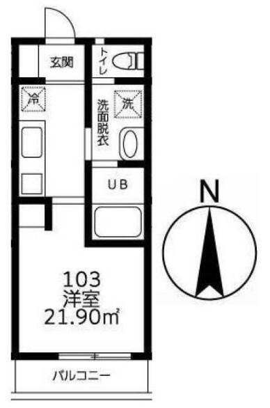 Ｂｒｉｇｈｔ　Ｓｔａｇｅ　Ｔｓｕｊｉｄｏ（103） 間取り図画像