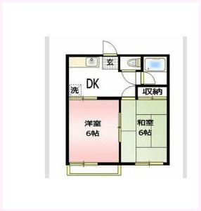 ファミーユ桜ケ丘（202） 間取り図画像