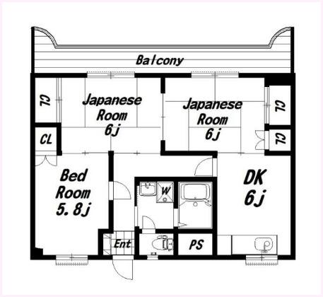 シャトル上杉（501） 間取り図画像