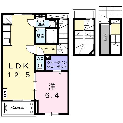 デスパシオ（304） 間取り図画像