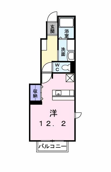 カーサ・リブラⅡ（101） 間取り図画像