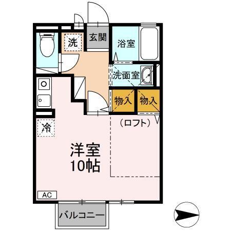スペース北谷（206） 間取り図画像