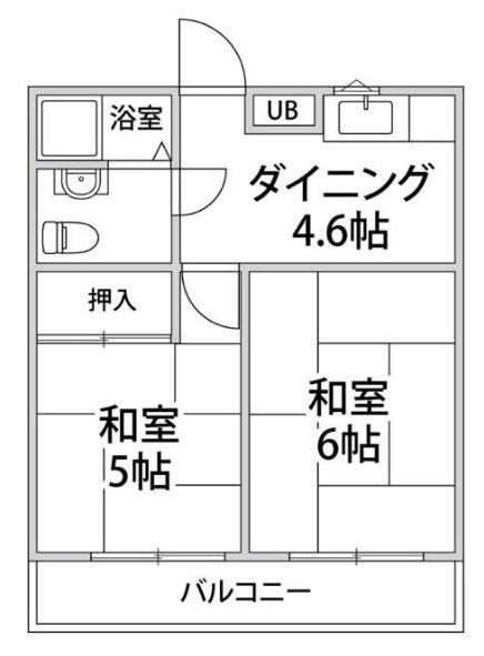 テラスフルール（302） 間取り図画像