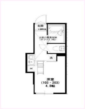 プライムテラス南林間Ⅱ（202） 間取り図画像