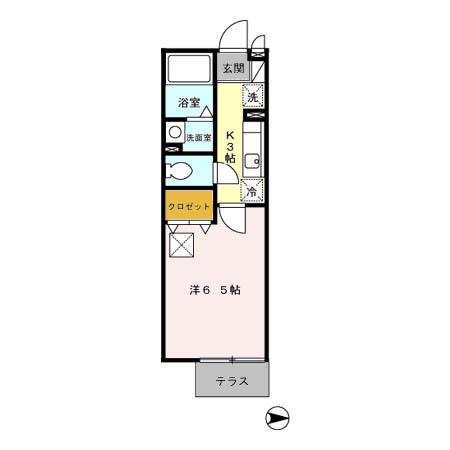 シーサイドコーポ辻堂（103） 間取り図画像