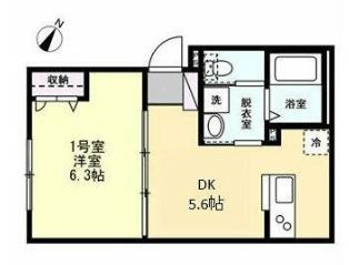 ヴィラージュ辻堂（301） 間取り図画像