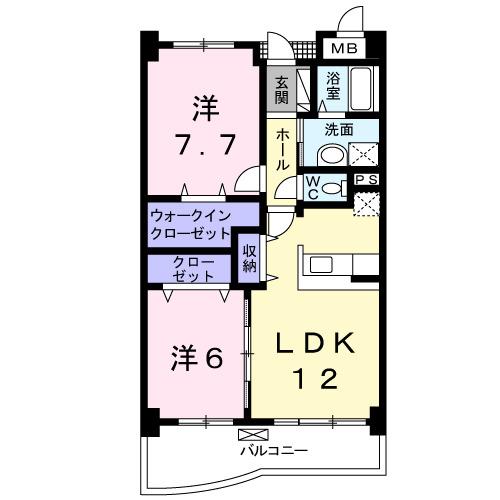 ヴィラ・クオーレ（304） 間取り図画像