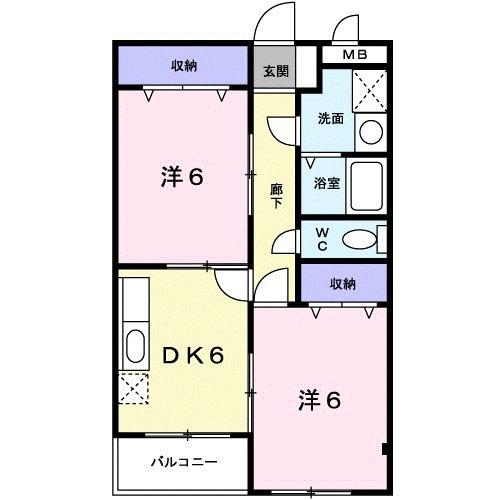 ソレアード（301） 間取り図画像