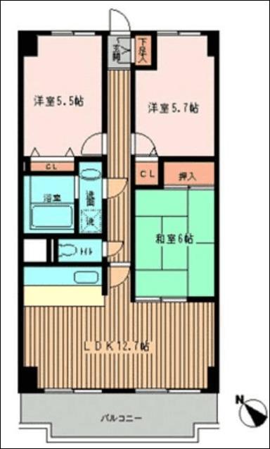 南藤沢ＡＦビル（0503） 間取り図画像