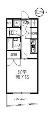 イーストピークＶ（502） 間取り図画像