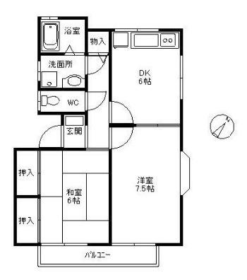 チェリー湘南（201） 間取り図画像