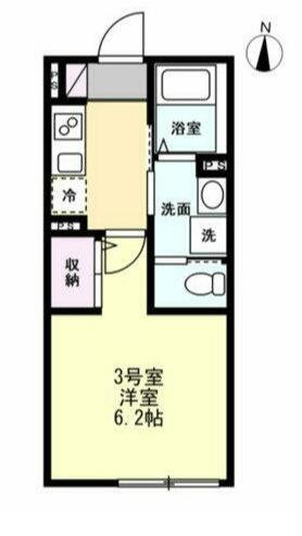 ベイルームグラン海老名（303） 間取り図画像