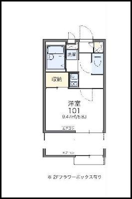 レオパレスメゾン　ド　ツルマ（103） 間取り図画像