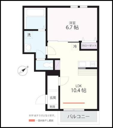 ＱＵＩＥＴ　ＣＲＡＢ　ＨＯＵＳＥ　鎌倉別邸（102） 間取り図画像
