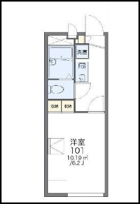 レオパレスコンフォート（106） 間取り図画像