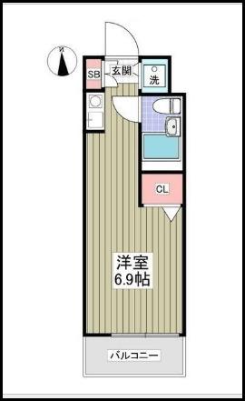 ジョイフル大和南（302） 間取り図画像