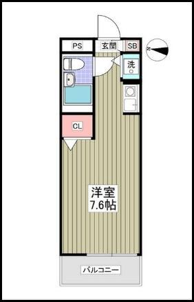 ジョイフル大和南（305） 間取り図画像
