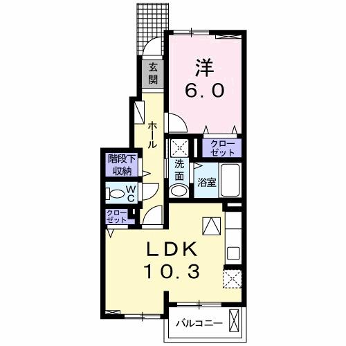 ＣＡＲＯＬＩＮＥ　Ⅱ（103） 間取り図画像