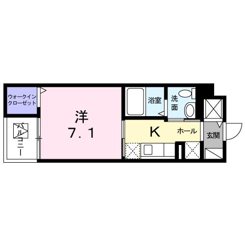 ベル　エミール（305） 間取り図画像