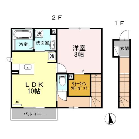 シエロ アズール（202） 間取り図画像