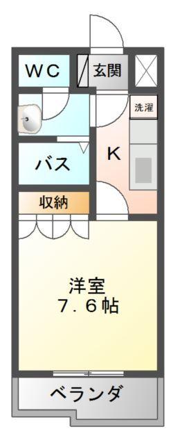 ハイツルミナス 間取り図画像