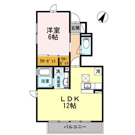 セレッソグランデ（103） 間取り図画像