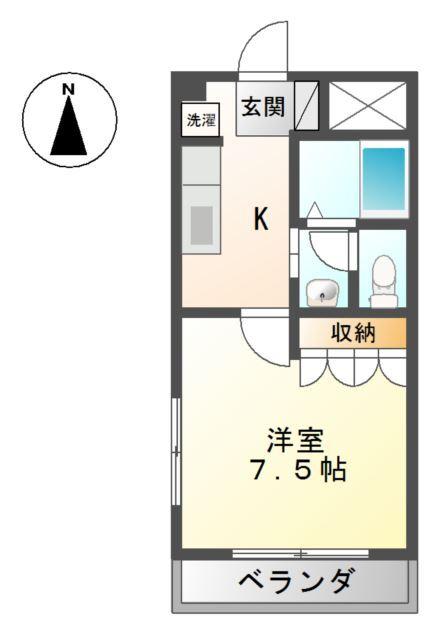 クレール湘南 間取り図画像