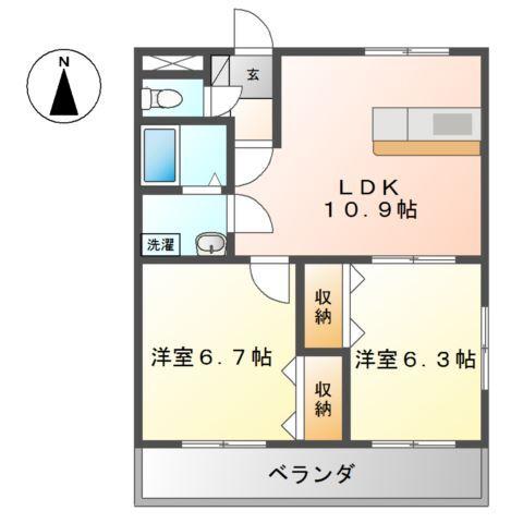 ノーブルヒル 間取り図画像