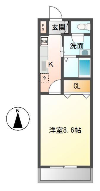 パルジェ紘 間取り図画像