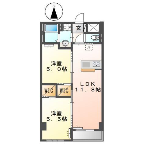 キーファ 間取り図画像