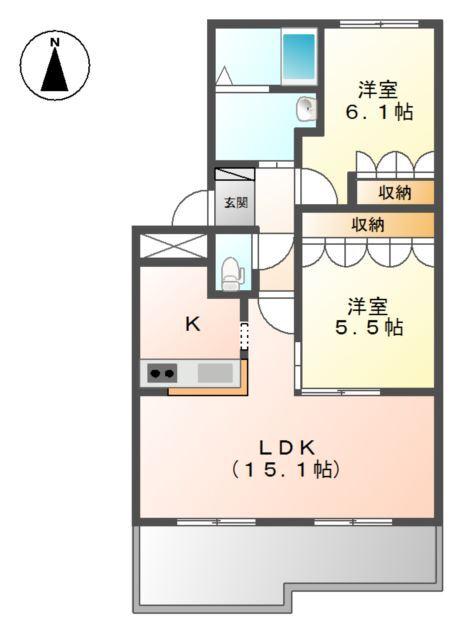 レフィナード湘南 間取り図画像