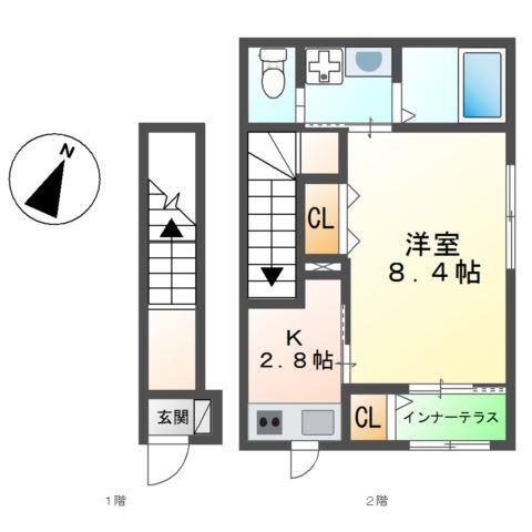 メゾンアイリス湘南Ⅱ 間取り図画像