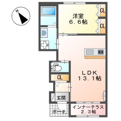 メゾン・ド・ポタジェ 間取り図画像