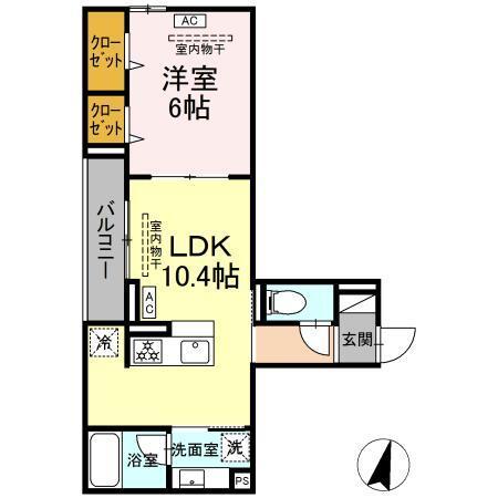 ドムスクレスト湘南台（302） 間取り図画像