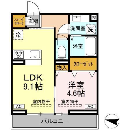 ゼラニウム湘南台（302） 間取り図画像