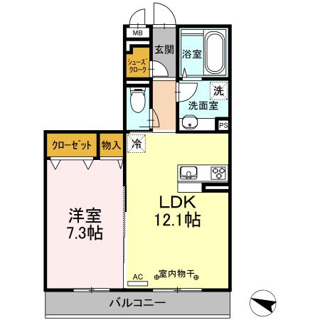 リヴェール湘南（303） 間取り図画像