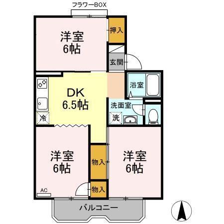 ルネ松洋（202） 間取り図画像