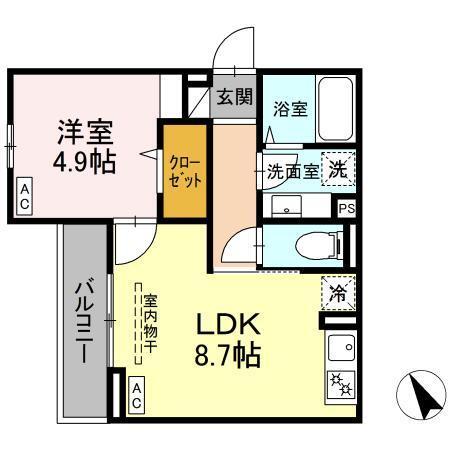 リベラマーロⅣ（205） 間取り図画像