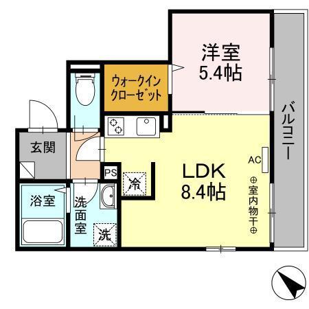 マ・メゾン鵠沼花沢　B（306） 間取り図画像