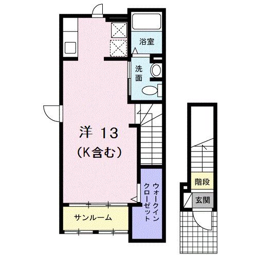 アクア湘南（201） 間取り図画像