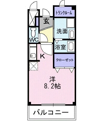 メゾン　ド　ブローテＡ（103） 間取り図画像