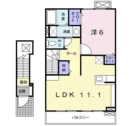 サンリット　ヴィラ（204） 間取り図画像