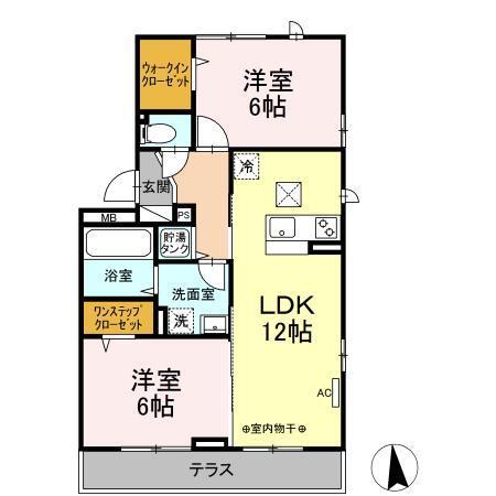 パストラル湘南Ⅱ（101） 間取り図画像