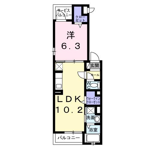 テラック中央林間（302） 間取り図画像