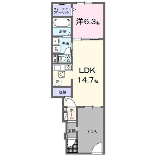 ひだまりガーデンテラスⅠ（104） 間取り図画像