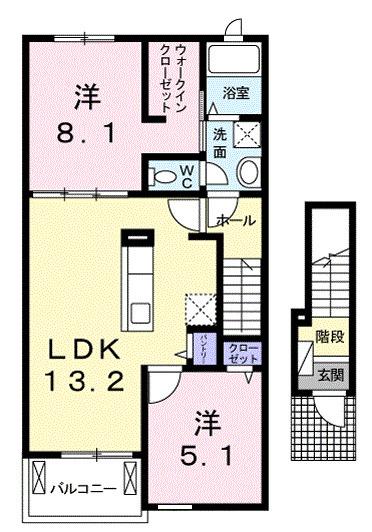 グラント（203） 間取り図画像
