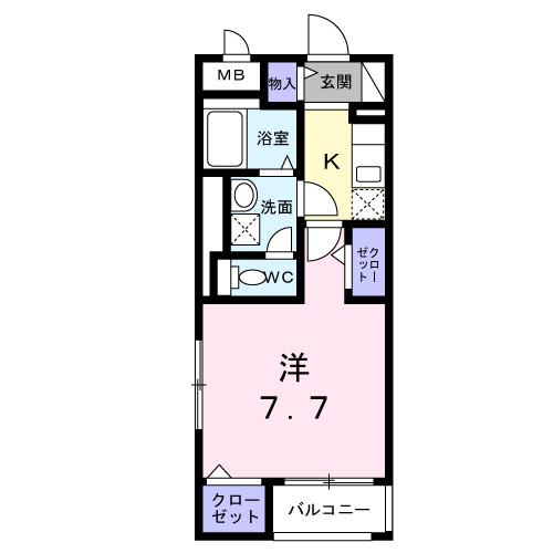 ダウンタウン　ワイ（305） 間取り図画像