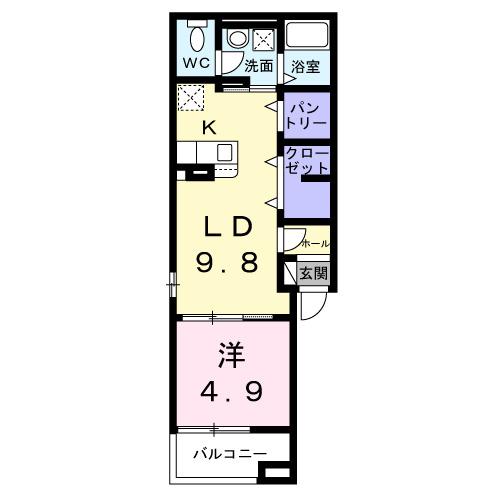 セレッソ　パルケ（201） 間取り図画像