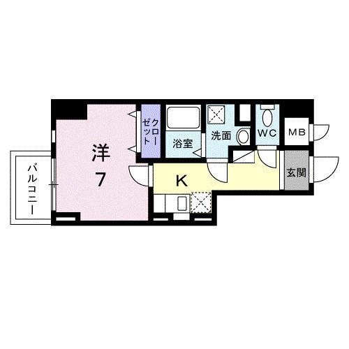 スアヴィス平塚八重咲（206） 間取り図画像