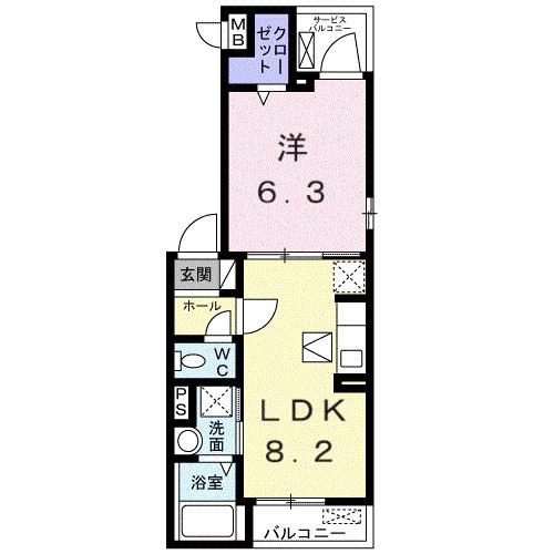 フィガロ（101） 間取り図画像